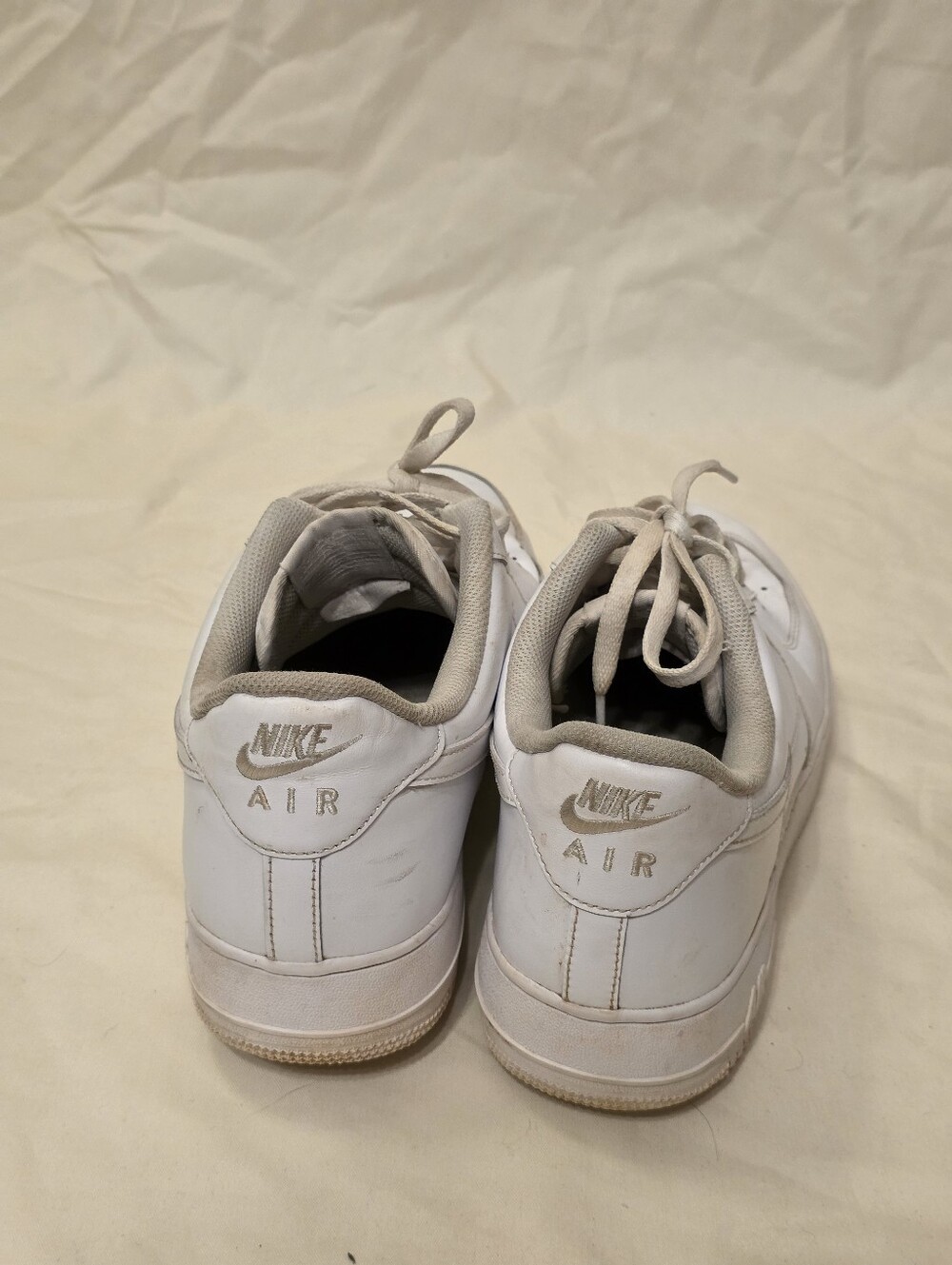 Nike Air Force 1 Low Triple White sneaker Sz 14 - Picture 4 of 6